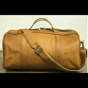 Tan Leather Duffle
